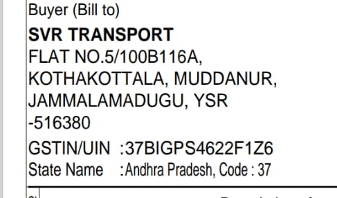 SVR Transportation Bill